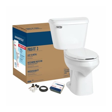 3点セットLOCKFIELD FT40 & Sbs kit & Deck 0 Mansfield Plumbing Products ProFit3 Toilet BX Kit 137CTK | Zoro